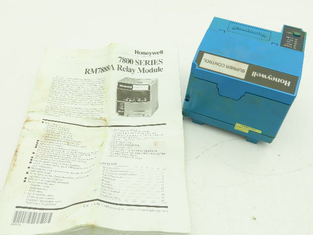 Honeywell RM7888 A 1027 Burner Control Flame Amplifier Automatic Primary Control