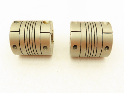 Heli-Cal HCR-225-32-24 Helical Flexible Shaft Coupling 1/4 X 7/16" Bore Lot of 2