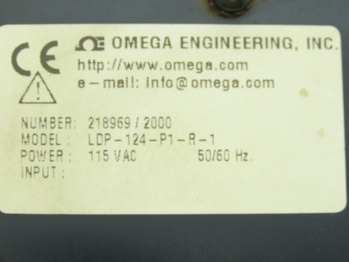 Omega LDP-124-P1-R-1 4 Digit Red Voltage Current Meter Display Panel