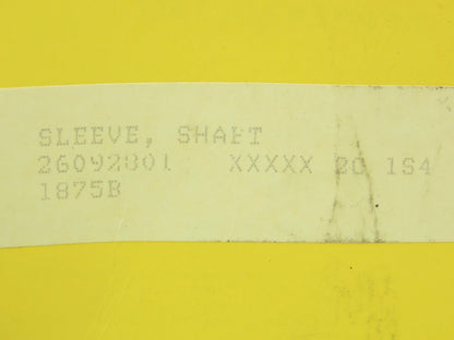 604564-15 014 Pump Shaft Sleeve 1-1/8"ID  1-1/2"OD 4-3/8"Long LOT OF 2