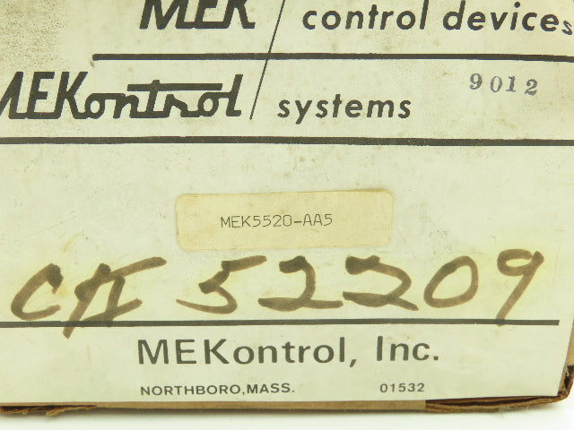 Mekontrol MEK5520-AA5 Photoelectronic Control Mekontrol Electronic Photo Eye