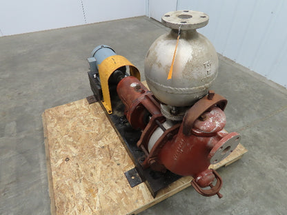 Durco 1-1/2"X1-1/2" Stainless Self Priming Centrifugal Pump 1 HP 3PH W7HRCS2