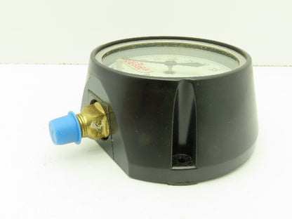 Helicoid 2455 Pressure Gauge 0-60PSI Lower Mount 3.5"Dial Face 1/4"NPT