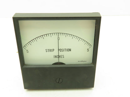 Simpson 2123 A Inotek Panel Meter Gauge 5-0-5DC MA Strip Position Inches