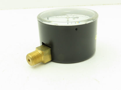 Ametek 161963 USG Pressure Gauge 0-15" H2O 2.5"Dial Face 1/4"NPT LOT OF 3