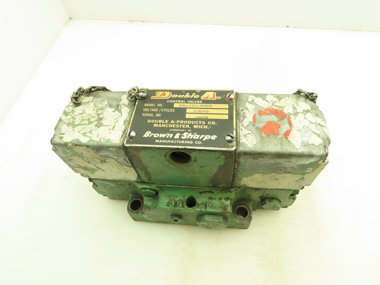 Double A QM6-175-TCWCH Hydraulic Solenoid Control Valve 220V