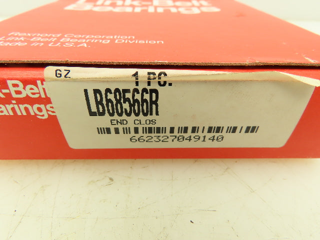 Link Belt LB68566R Closed Bearing End Cap or Cover Lot of 2