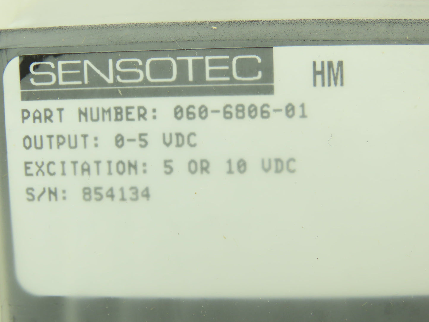 Sensotec 060-6806-01 Precision Signal Conditioner Indicator 0-5VDC