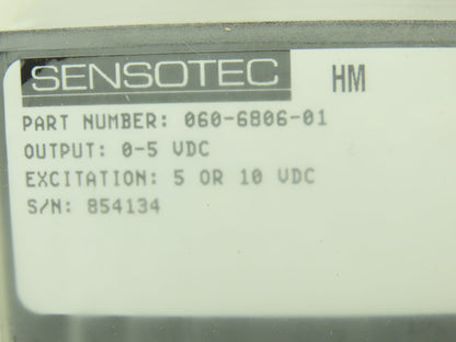 Sensotec 060-6806-01 Precision Signal Conditioner Indicator 0-5VDC