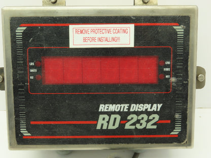 Rice Lake RD 232 Weighing System Scale Digital Display Panel SS Enclosure