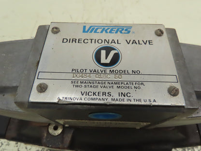 Vickers DG5S4-1033C-53 Hydraulic Directional Control Solenoid Valve DG4S4016C50