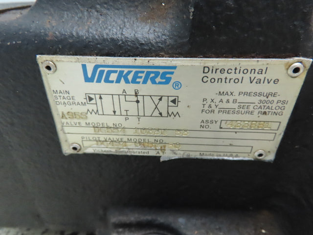 Vickers DG5S4-1033C-53 Hydraulic Directional Control Solenoid Valve DG4S4016C50
