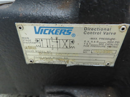 Vickers DG5S4-1033C-53 Hydraulic Directional Control Solenoid Valve DG4S4016C50