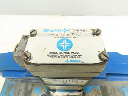 Vickers DG5S4-10-2C-2-M-W-D-53 Hydraulic Directional Control Solenoid Valve 220V