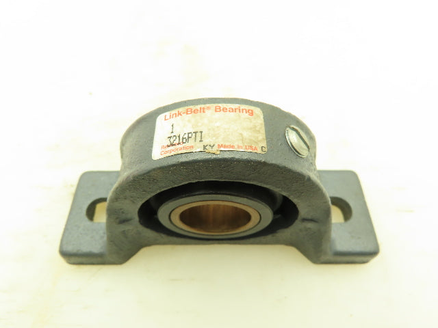 Link Belt 3216PT1 Pillow Block Plain Sleeve Bearing, Two-Bolt Base, 1" Bore Lot3