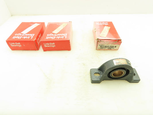 Link Belt 3216PT1 Pillow Block Plain Sleeve Bearing, Two-Bolt Base, 1" Bore Lot3