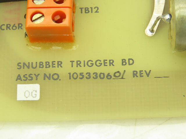 Fincor 105330601 Snubber Trigger Board Motor Control Panel