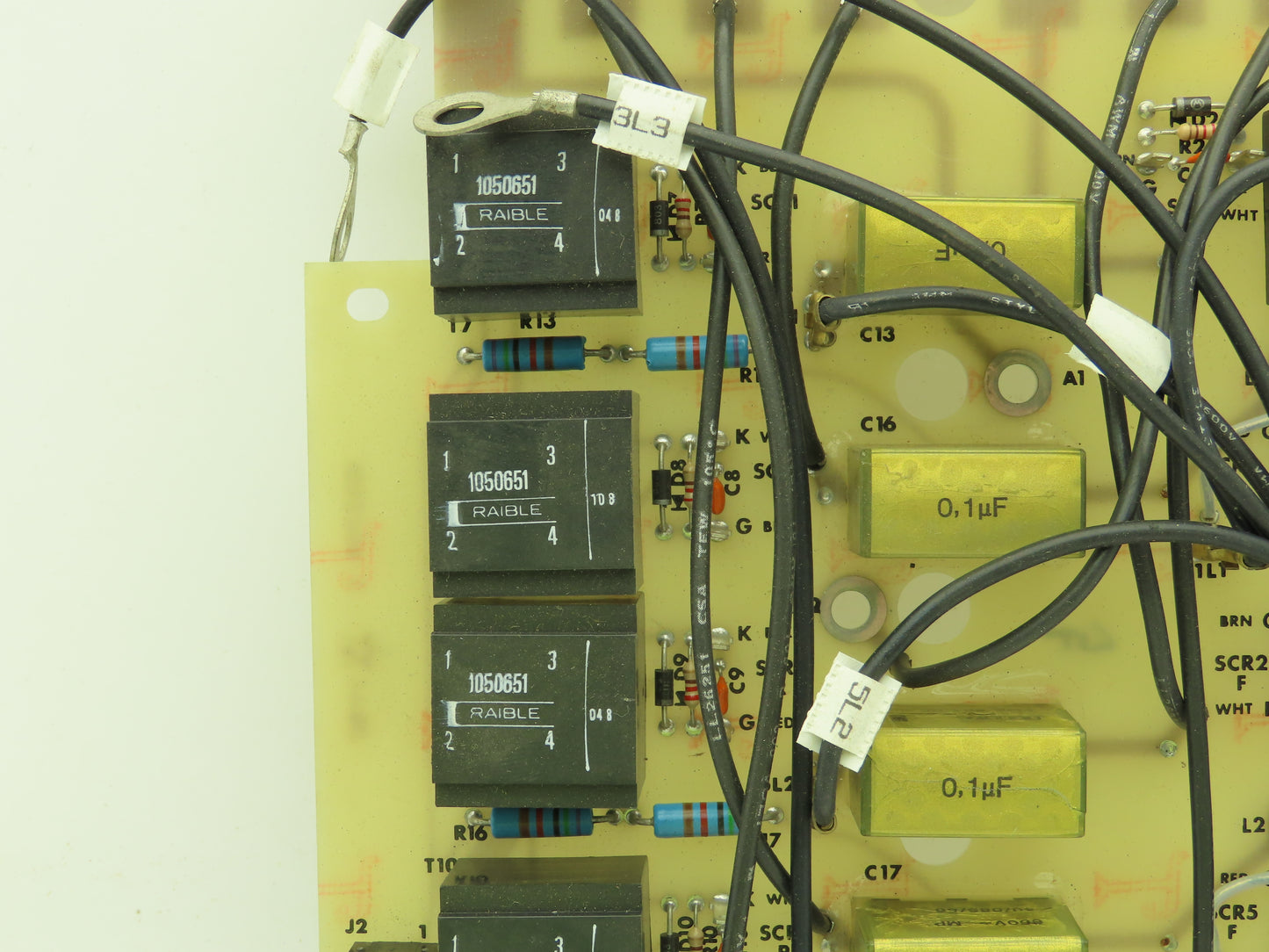 Fincor 105275801-B Rev B Snubber Trigger Board Motor Control Panel