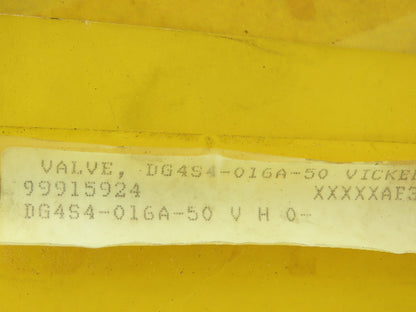 Vickers DG4S4-016A-50 Hydraulic Directional Valve Sub Plate Manifold Base 215093