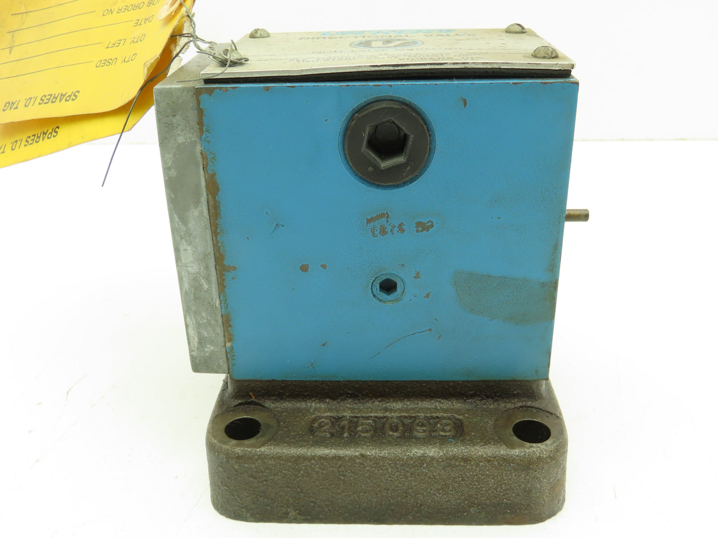 Vickers DG4S4-016A-50 Hydraulic Directional Valve Sub Plate Manifold Base 215093