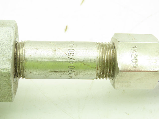 Marlin MFG M-112035-03 Type J Thermocouple Head & 6-1/4"L x 1/2"OD SS Probe Assy