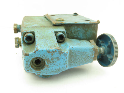 Sperry Vickers DGX-01-1FL-52 Hydraulic Pressure Reducing Stack Valve 250-1000PSI