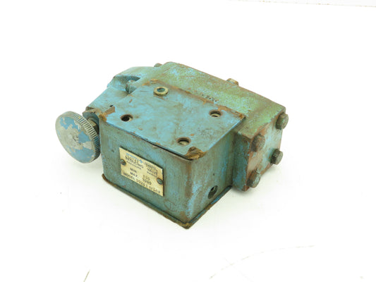 Sperry Vickers DGX-01-1FL-52 Hydraulic Pressure Reducing Stack Valve 250-1000PSI