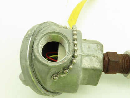 Pyromation K49G-S4D2409-601-31-R Thermocouple Head & 24"L x 1/2"OD SS Probe Assy