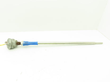 Michael Bradley HT-525055 Thermocouple Head & 24"L x 1/2"OD SS Probe Assy