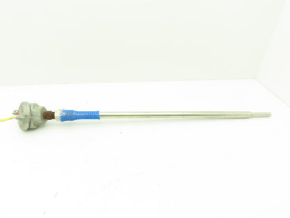 Michael Bradley HT-525055 Thermocouple Head & 24"L x 1/2"OD SS Probe Assy