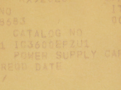 General Electric IC3600EPZU1A Power Supply Control Board PLC Circuit Card