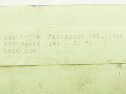 Numatics R800-03D Pneumatic Precision Pressure Regulator 150PSI 3/8" & 1/4"NPT