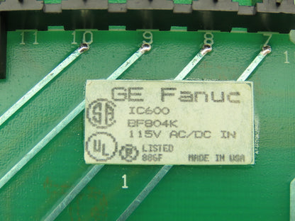 General Electric IC600 BF804K GE Fanuc AC/DC Input Module PLC Control