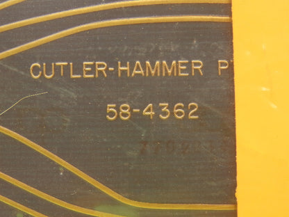 Cutler Hammer 58-4362 PC Adaptor Board Circuit Card PLC