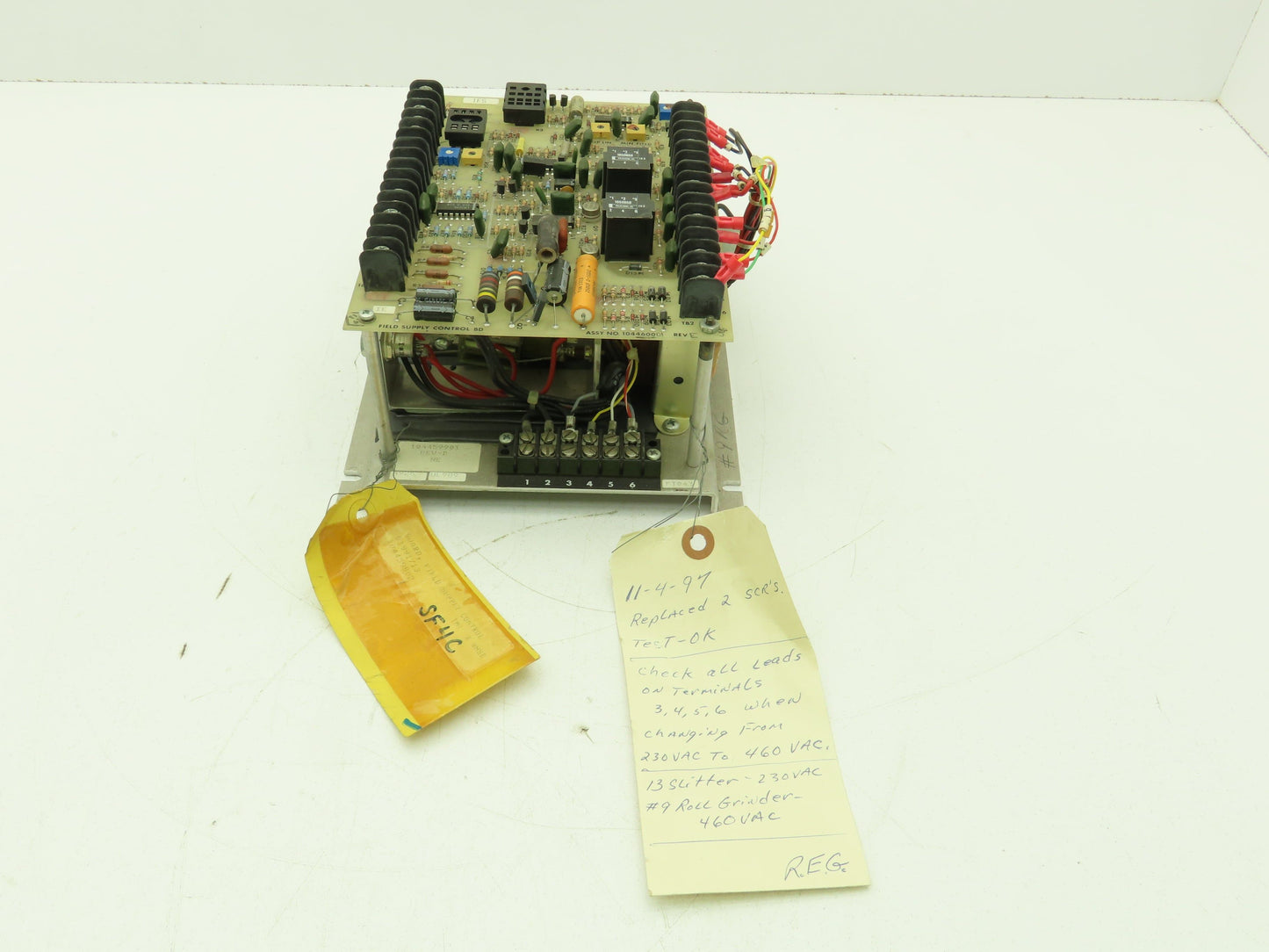 Boston 104459901 Fincor Rev D Field Regulator Power Supply Control 230-460VAC