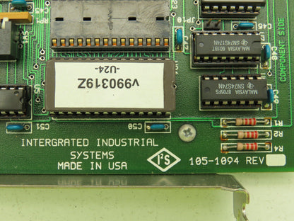 Intergrated Industrial Systems 105-1094 Rev A Servo Stepper Motor Control Card