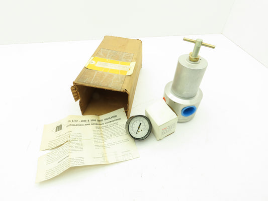 Monnier 116-5000-8 Pneumatic Pressure Regulator 10-130PSI 1"NPT T-Bar Adjustment