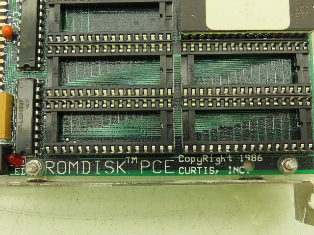 Curtis PWC-360-020 Romdisk PWB C1201 Rev B PCE Rom Disc Circuit Board