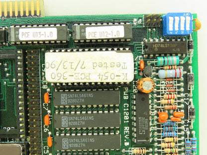 Curtis PWC-360-020 Romdisk PWB C1201 Rev B PCE Rom Disc Circuit Board