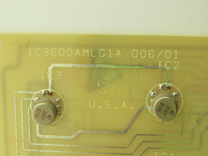 General Electric IC3600AMLG1A 006/01 GE Fanuc Multiplier Analog Divider PLC Card