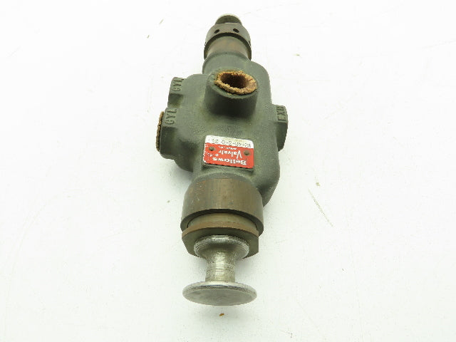 Bellows Valvair 92-48-3-0-23 Hand Operated Spool Valve 1/2" NPT Manual Return