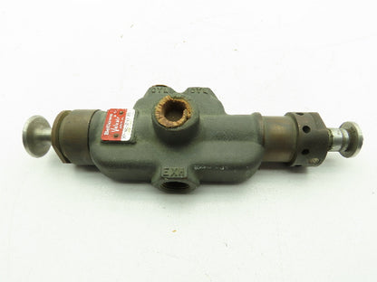 Bellows Valvair 92-48-3-0-23 Hand Operated Spool Valve 1/2" NPT Manual Return