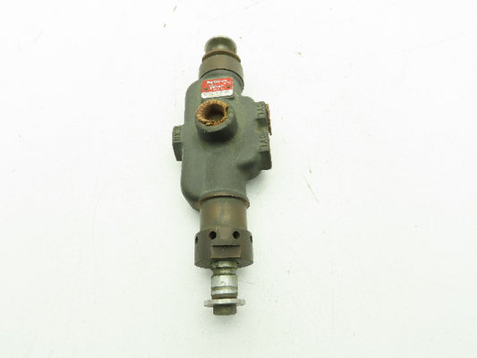 Bellows Valvair 92-48-3-0-23 Hand Operated Spool Valve 1/2" NPT Manual Return