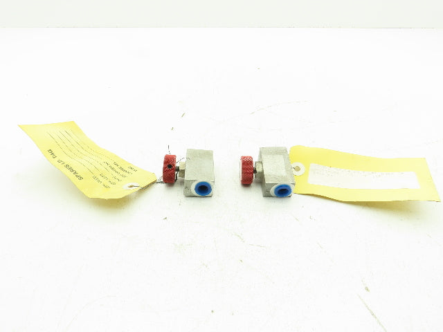 DMIC DGMV-SM Flow Control Needle Valve 1/8" NPT  Lot of 2