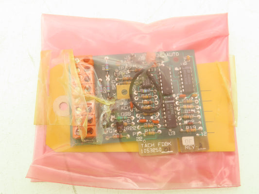 Fincor 1053250-01 Tach Feedback Card FDBK Circuit Board