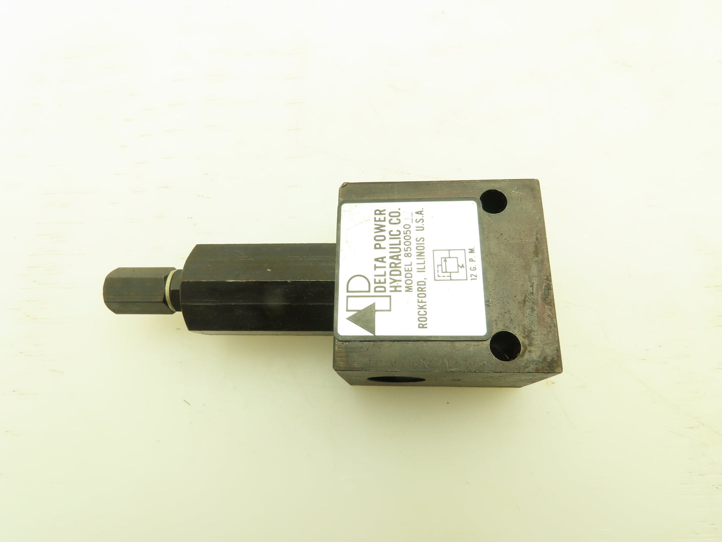 Delta Power 850050-17 Hydraulic Screw-In Cartridge Valve Block 3/8" NPT
