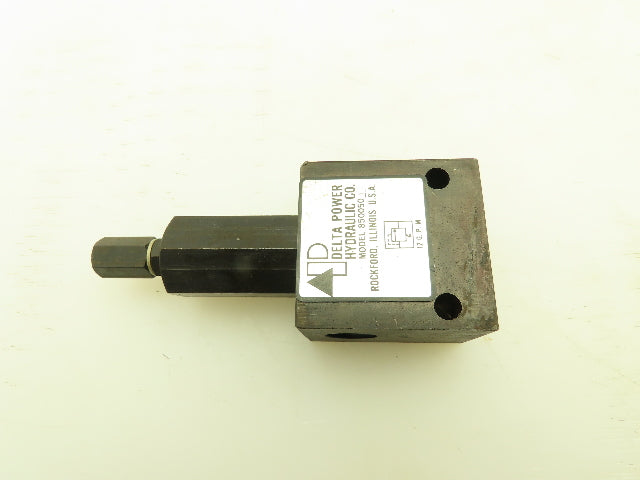 Delta Power 850050-17 Hydraulic Screw-In Cartridge Valve Block 3/8" NPT