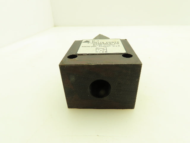 Delta Power 850050-17 Hydraulic Screw-In Cartridge Valve Block 3/8" NPT
