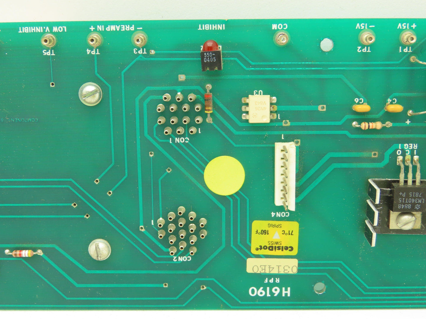 North American Mfg Electro Mechanical Controller Copley Controls Circuit Board