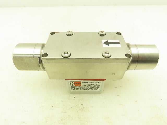 Kobold DF-0705B Paddle Wheel Flow Sensor 1/2" NPT 1450 PSI 5-20 VDC